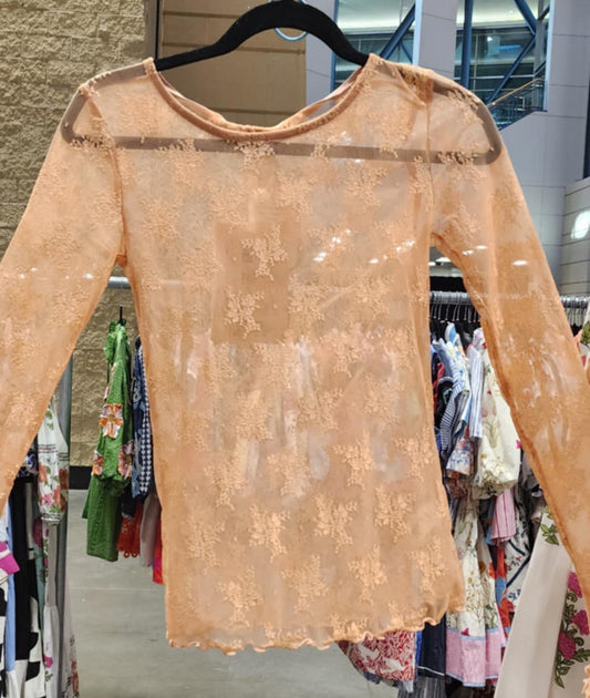 Lace Long Sleeve Top